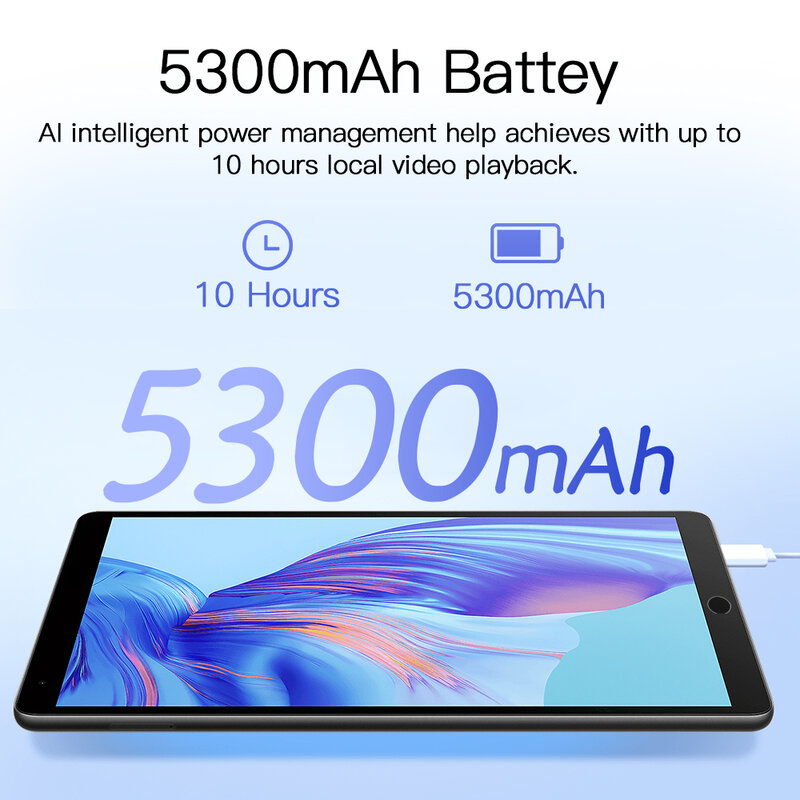 P80 Máy Tính Bảng 8 Inch 6GB + 128GB Android Máy Tính Bảng 5300MAh 10 Nhân Tablete GPS WIFI 4G Online Cấp Điện Thoại Gọi Tablette