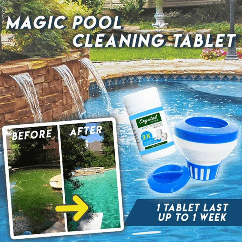 Tablette de nettoyage de piscine, décoration de la maison, protège efficacement contre les bactéries, les insectes et autres produits