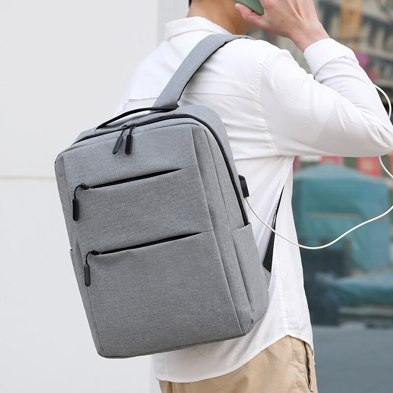 AOTTLA – sac à dos imperméable pour hommes, ensemble de 3 pièces pour ordinateur portable, chargeur Usb, cartable décontracté, voyage polyvalent
