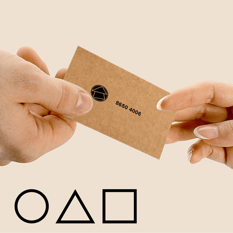 10 шт. Последняя мода южнокорейский веб-серия игра кальмар косплей реквизит пригласительная открытка
