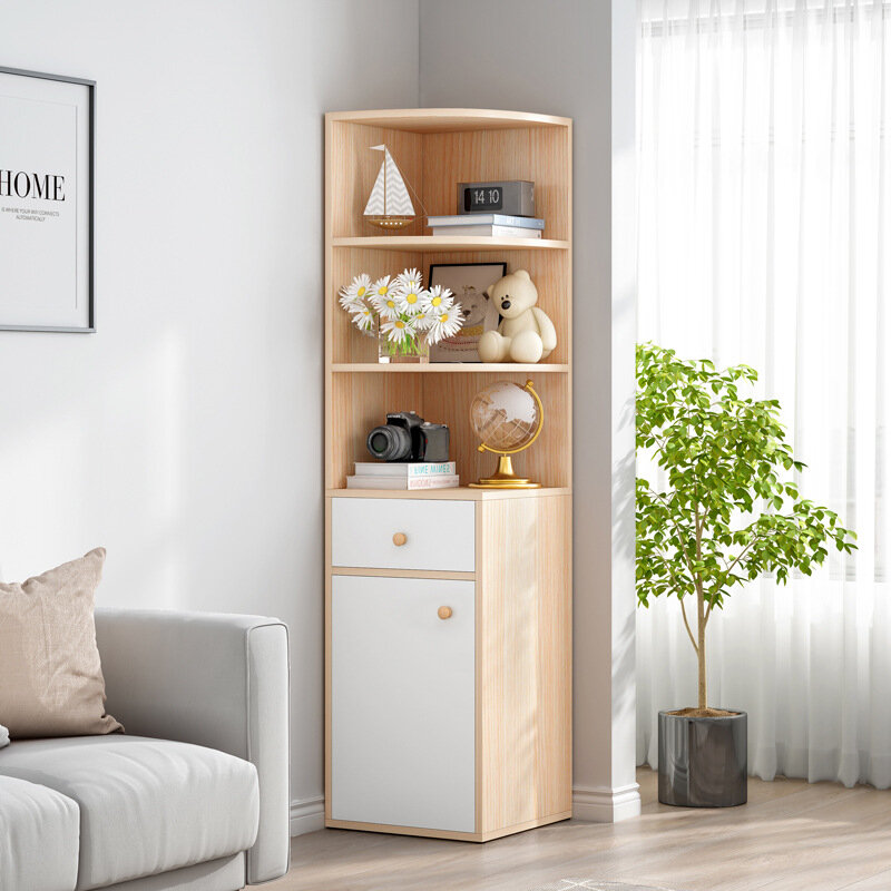 Armario esquinero moderno, estante de esquina Simple, multifuncional, para dormitorio, armario de almacenamiento triangular, muebles para sala de estar