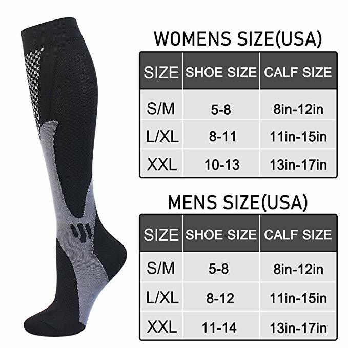 43スタイル男性女性圧縮を実行しているゴルフラグビーハイキングソックス医療看護靴下サイクリング通気性のスポーツソックス