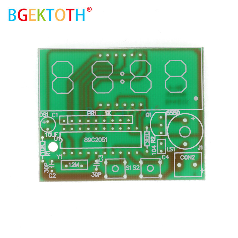 High Quality C51 4 Bits Electronic Clock Electronic Production Suite DIY Kits C51 Electronic Clock