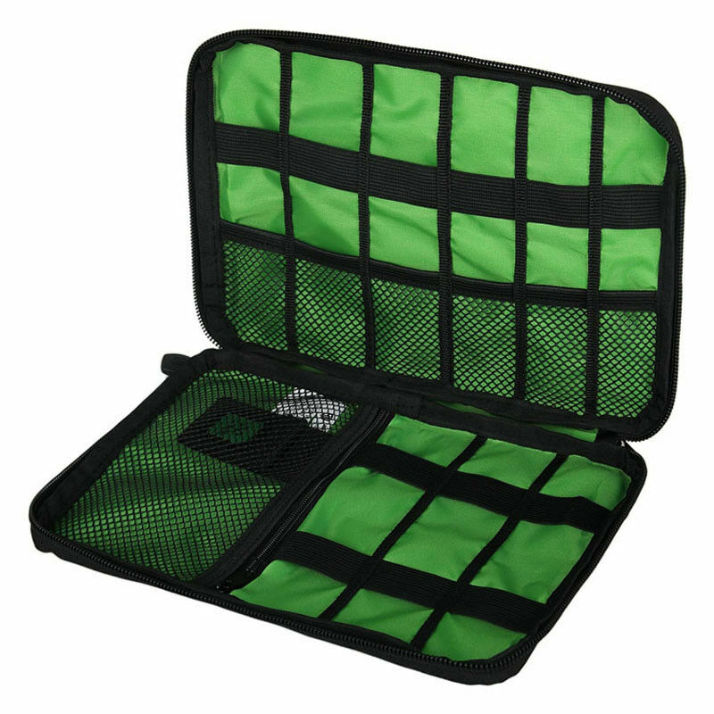 Travel Earphone Storage Bag Organizer Data Cable USB Flash Digital Drives Portable Case Waterproof Bag