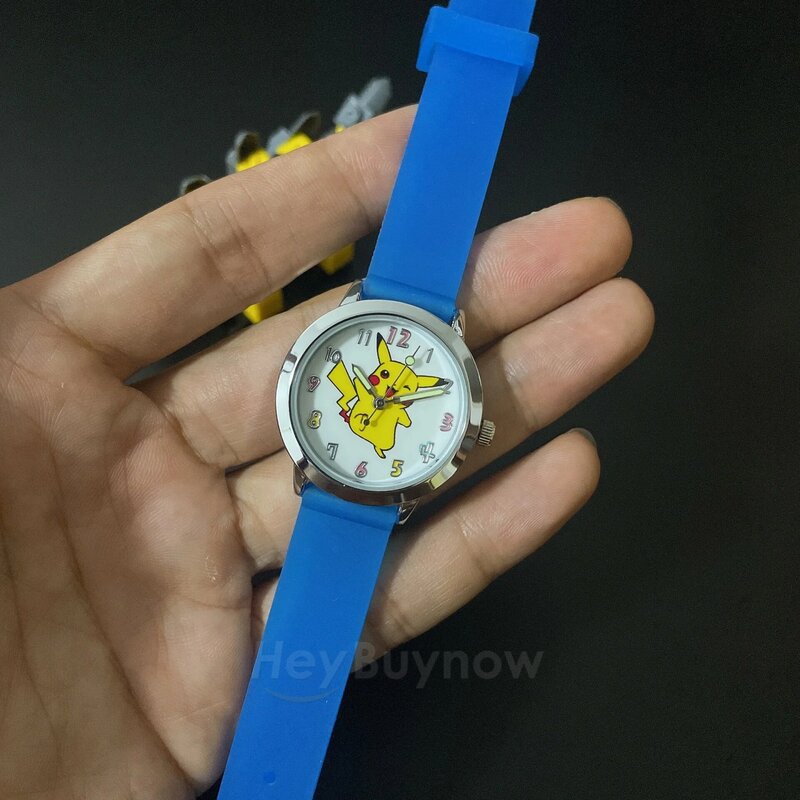 일본 애니메이션 스타일 재미 키즈 시계 캐주얼 실리콘 만화 쿼츠 시계 소년과 소녀 생일 선물 시계 Relogio Infantil