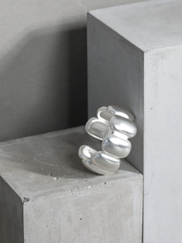 S'STEEL 925 Серебряные кольца для женщин Модный эстетическое одинаковая ручной работы свадебные Открытое кольцо 2021 трендовые ювелирные изделия...