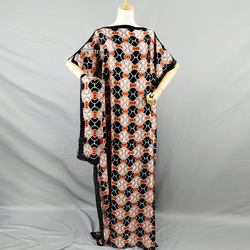 Tamanho solto impressão roma estilo bela oração islâmica 2 peças define traje muçulmano ramadan roupas casuais longo vestido ld414
