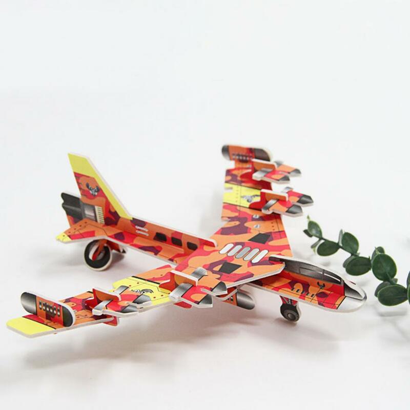 Creative Paper Fighter Puzzle Assembly ของเล่นสำหรับตกแต่ง3D ปริศนาสร้างสรรค์กระดาษ Fighter Puzzle Assembly ของเล่นสำหรับตกแต่ง