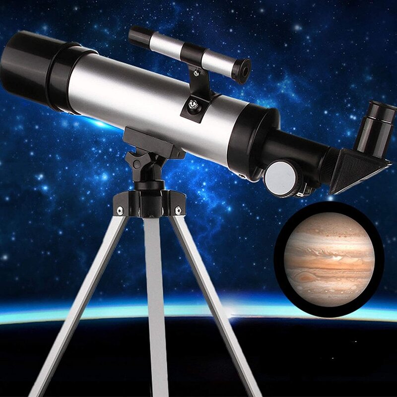 Timisea – télescope pour enfants, pour débutants en astronomie, Capable de grossissement 90x, comprend deux oculaires sur table