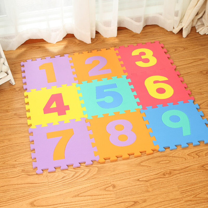 26 pz/set EVA tappeto in schiuma per bambini frutta Puzzle alfanumerico tappeto tappetino da gioco per bambini sviluppo del pavimento tappeto strisciante tappetino Puzzle
