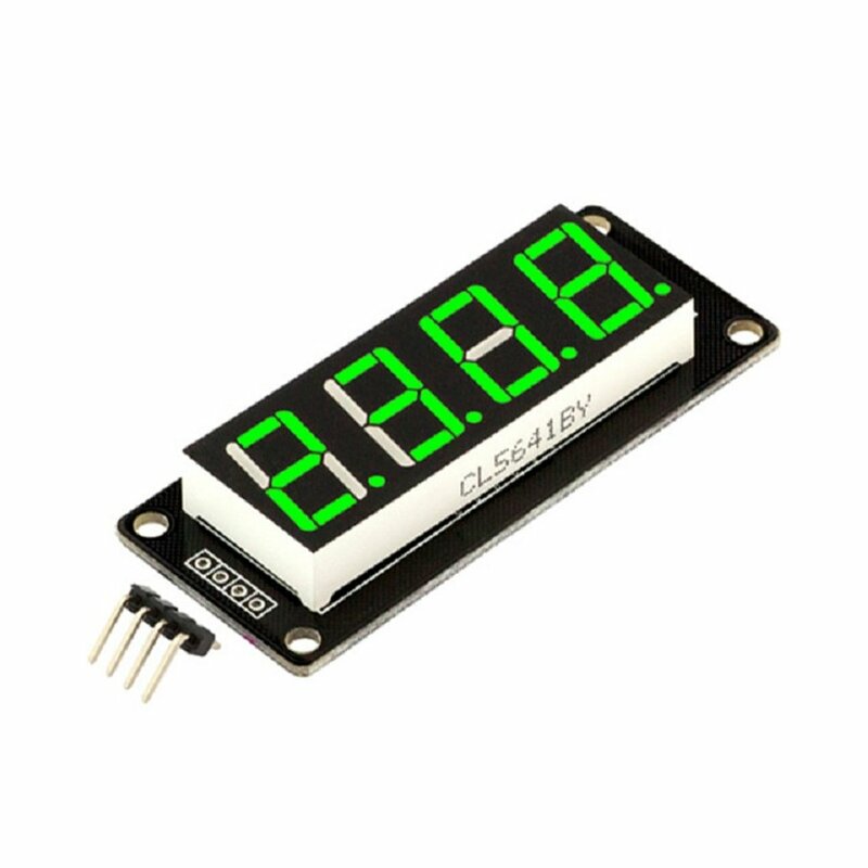 Módulo TM1637 de 0,56 ", 0,56 pulgadas, 8 segmentos, tubo de pantalla Digital, placa de módulo LED de 4 dígitos para Arduino, rojo, verde, azul, blanco