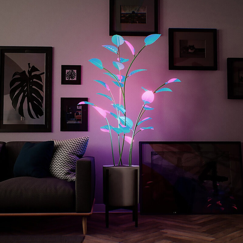 The Magical Led Houseplant Multi-Color LED Decoration Fairy Lights Lamp Decorations 300/500 Lamp Beads Colorful Color Change