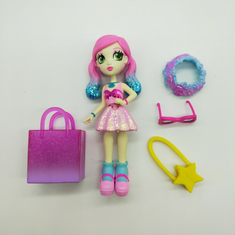 10cm boneca fora do gancho moda boneca surpresa substituição decodificação mista 4 polegadas modelo brinquedos presente para a menina