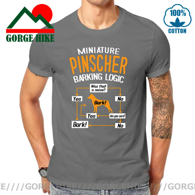 Camiseta masculina de verão da moda e engraçada, camiseta miniatura com lógica, presente para homens, amantes de cães, camiseta, 2021