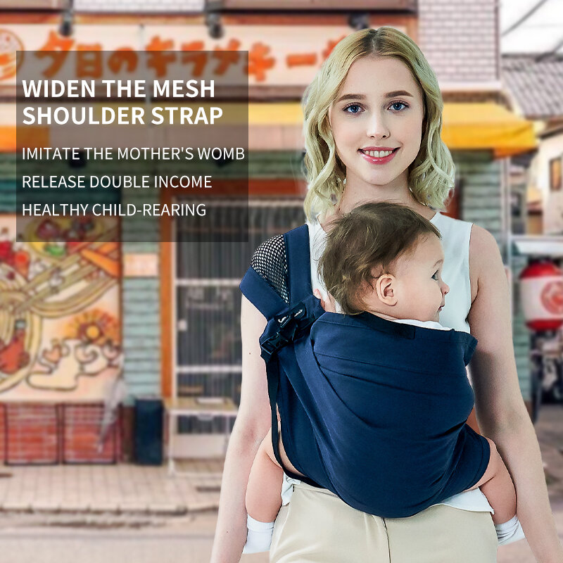 Multifunctionele Baby Sling Wrap Pasgeboren Baby Carrier Wrap Babyback Ergonomische Baby Riem Baby Slapen Band 2021 Nieuwe