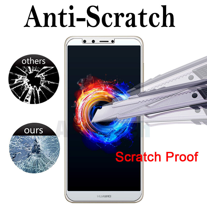 Actutech-Protector de pantalla para Huawei P20 Pro P10 Plus P9 Lite, vidrio templado duro 9H, 2 unidades