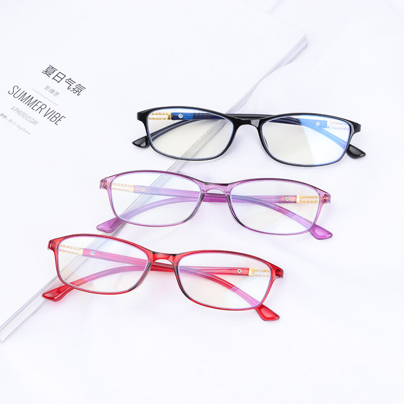 Draagbare Anti-Uv Blauw Stralen Leesbril Urltra-Light Presbyopie Brillen Vrouwen Mannen Brillen Oogbescherming + 1.0 ~ + 4.0