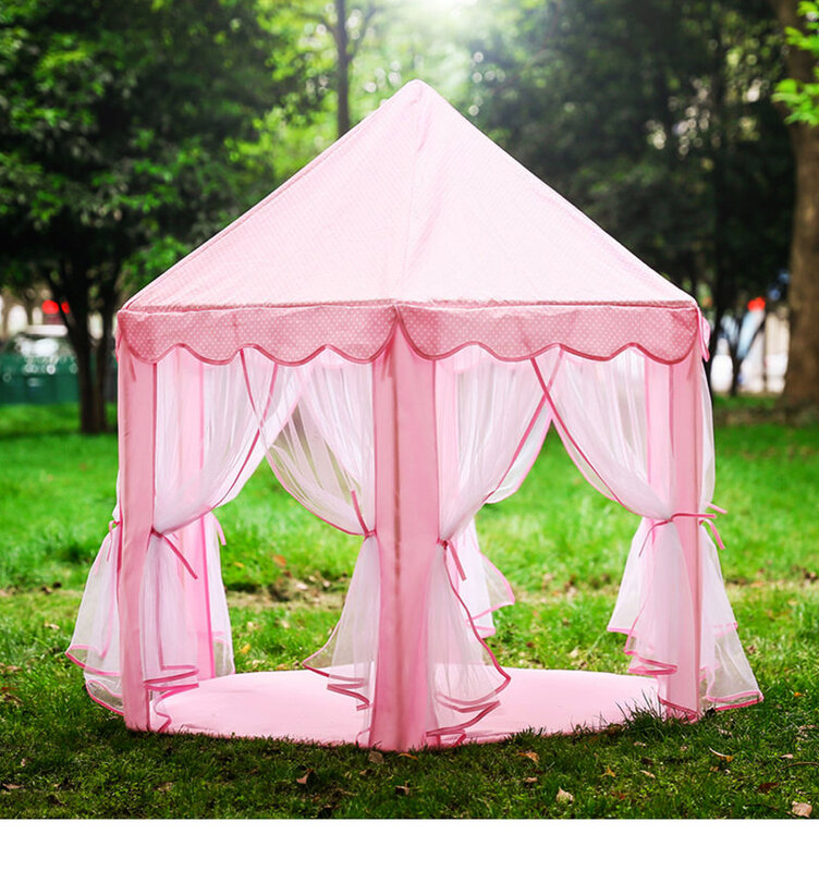 Игрушечная палатка для девочек, розовая детская палатка для девочек, вигвам для игр, маленький домик для малышей, Домик принцессы, детская палатка