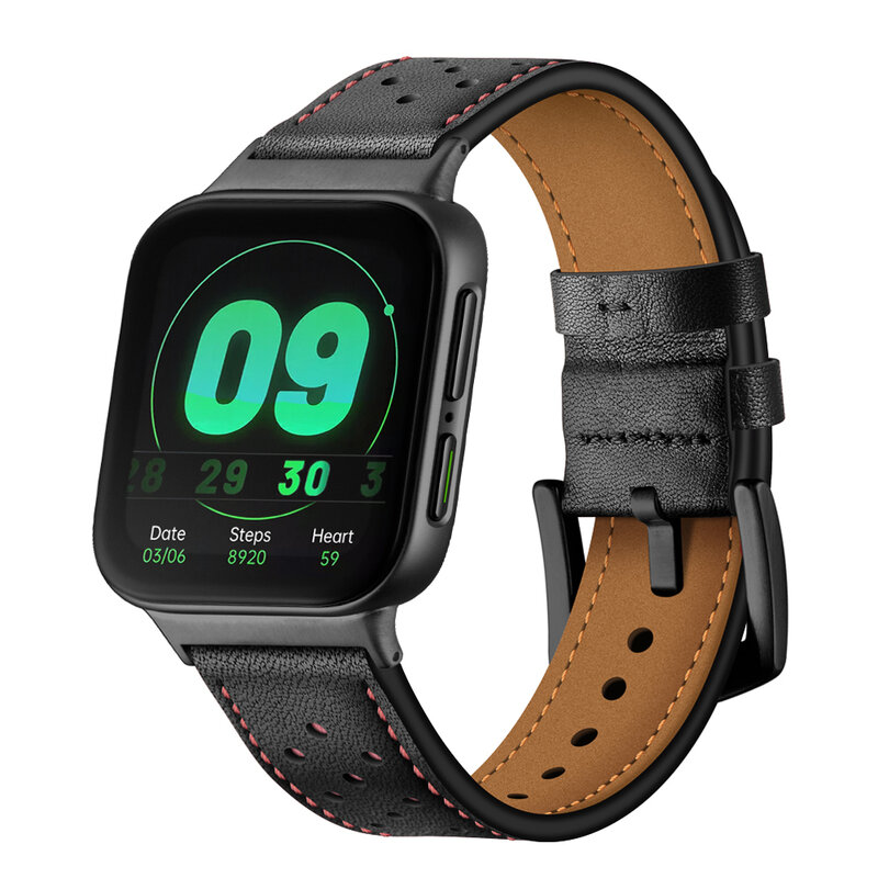 Echtes Leder Strap Für Oppo 46mm ersatz Armband Uhr band Für Oppo uhr 46mm correa smart watch zubehör