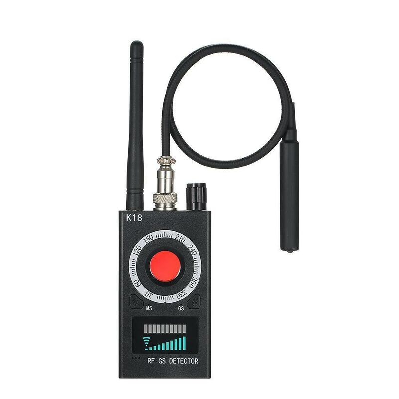 K18 wielofunkcyjny anty detektor kamera GSM Audio Bug Finder GPS sygnał obiektywu RF Tracker wykryj produkty bezprzewodowe 1MHz-6.5GHz