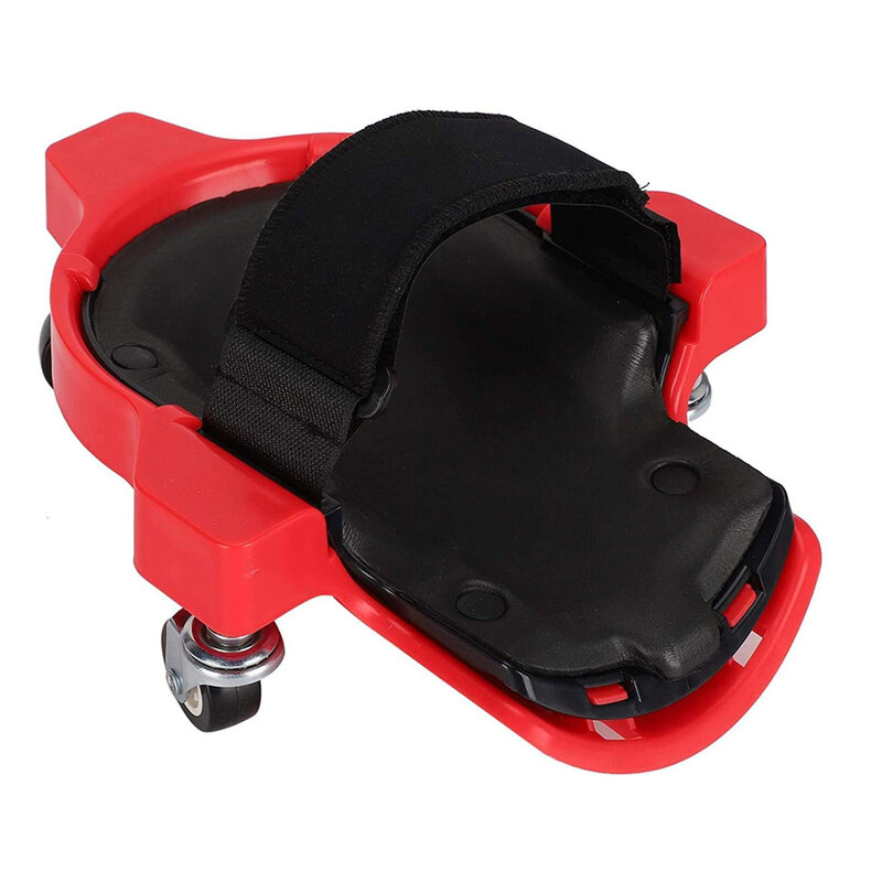 Almohadilla de protección de rodilla rodante con rueda integrada, plataforma acolchada de espuma, almohadilla Universal para arrodillarse, 2 uds.