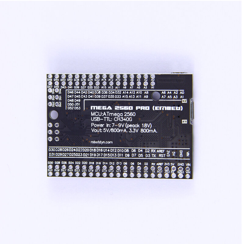 Placa de desarrollo electrónico inteligente Mega2560 Pro, Atmega2560-16au, USB, Ch340g