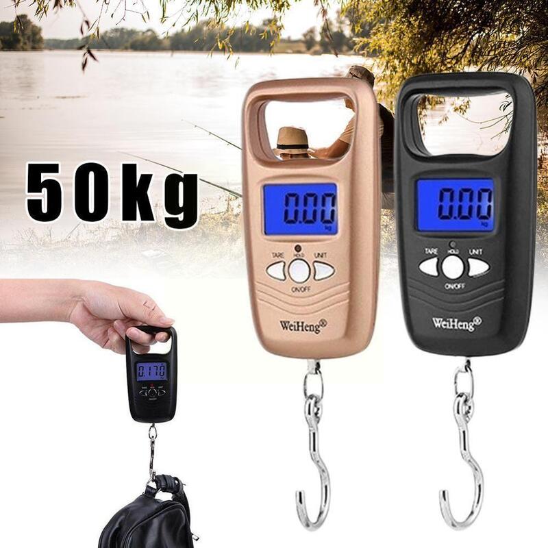 Mini Digital Scale For Fishing Luggage Travel Weighting Steelyard Portable Electronic Hanging Hook Scale Portable Electroni F7a8