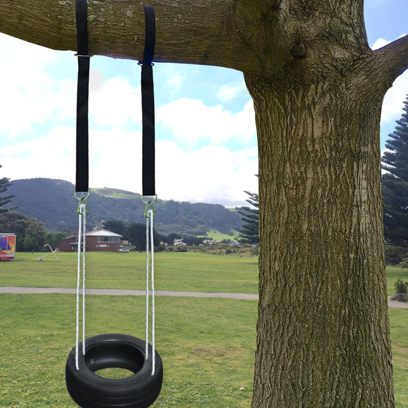 مجموعة أرجوحة الأشجار ، زوج واحد ، حزام تسلق ، سعة تحميل 350 كجم ، للتخييم في الهواء الطلق ، التنزه