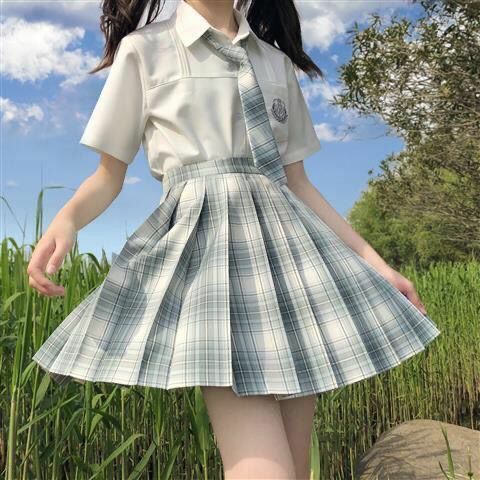 ญี่ปุ่นฤดูใบไม้ผลิ Loli โบว์เสื้อหวานนุ่มแขนกุดเด็กผู้หญิง Ruffles Suspender Kawaii Lolita 2ชิ้นชุดคอสเพลย์