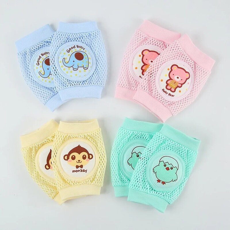 Baby Knee Pads Leg Crawling Elbow Toddlers Warmers Kids Safety Cushion Foot Warmer Legging Infants kids Cute Protector Pads
