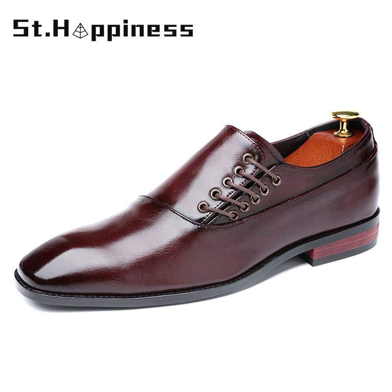 2021 scarpe da uomo moda abito in pelle scarpe Oxford scarpe da ufficio di marca di lusso scarpe da lavoro di design classico scarpe Casual di grandi dimensioni 48