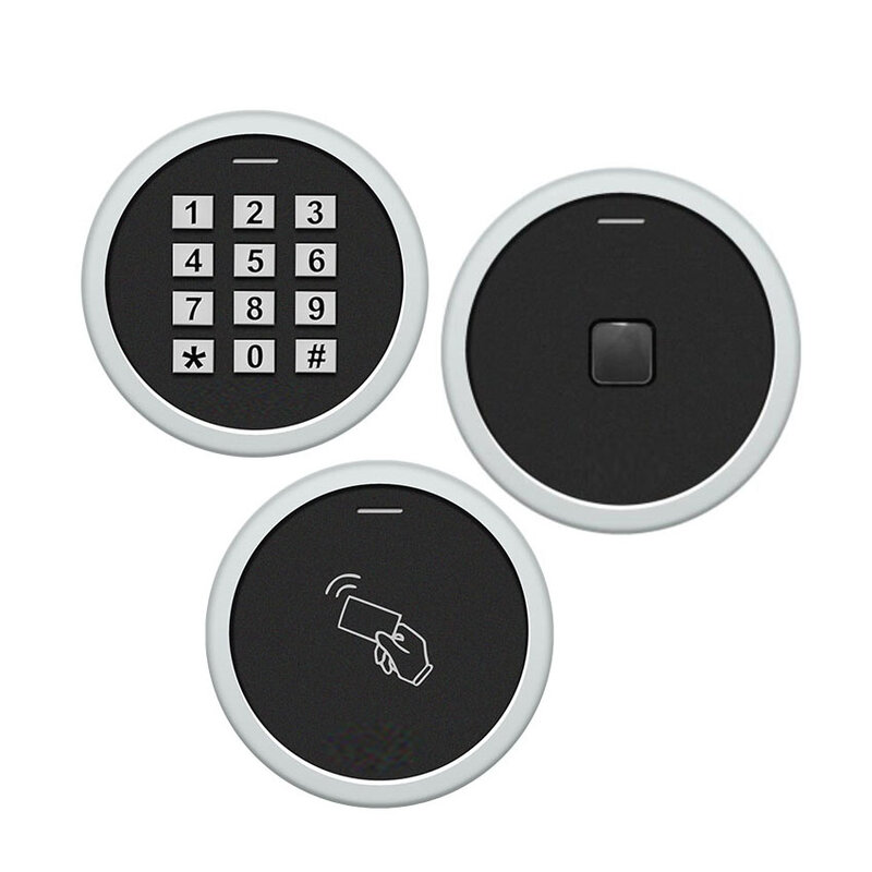 Автономная металлическая RFID-клавиатура со сканером отпечатков пальцев для использования в помещении и на улице в качестве открывателя вор...