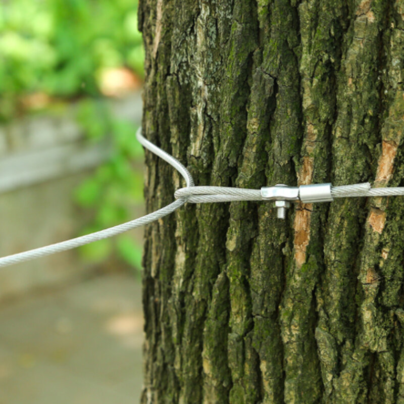 Cuerda de alambre Flexible con revestimiento de PVC, Kit de tendedero de acero inoxidable transparente, 30/15 metros
