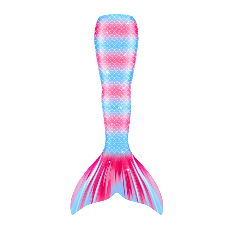 Kids adult Swimmable Mermaid Tail for Girls Swimming Bating Suit Mermaid Costume Swimsuit Hairpin can add Monofin Fin