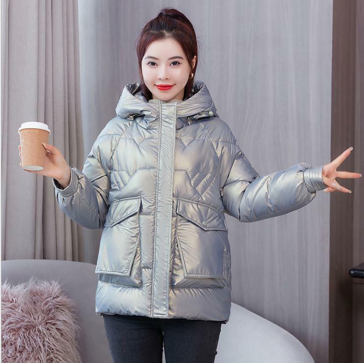 Mais novo inverno outono moda roupas de algodão acolchoado jaquetas com capuz casual feminino parkas nova marca pão casacos k1541