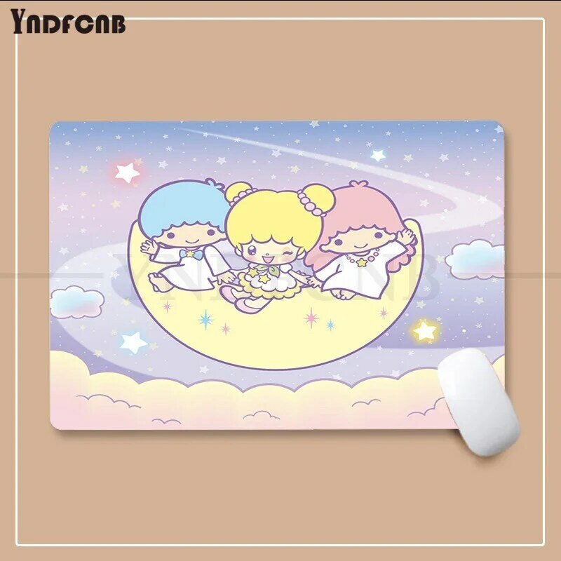 YNDFCNB High Quality Twin Stars Durable Rubber Mouse Mat Pad Smooth Writing Pad Desktops Mate gaming mouse pad
