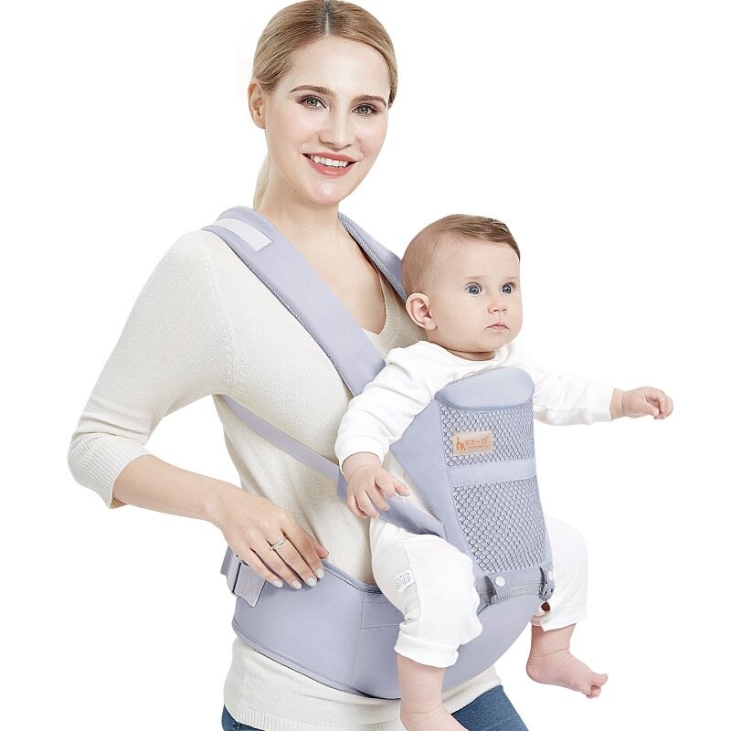 Portabebés ergonómico portátil, mochila para bebé de 0 a 36 meses, envoltura de cabestrillo para bebé recién nacido, cinturón de transporte para mamá y papá