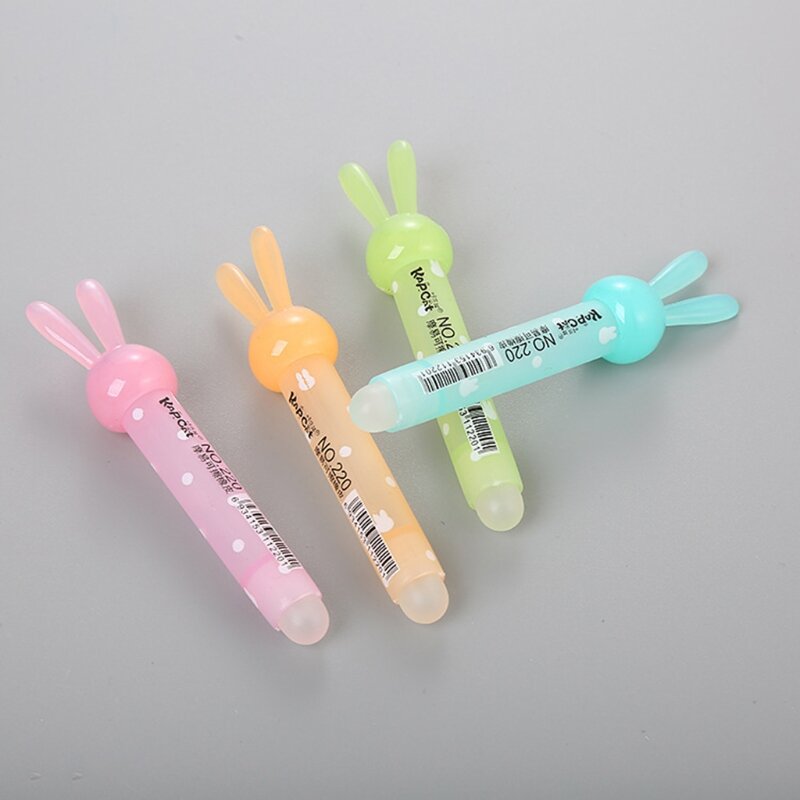 Kawaii Rabbit Eraser For Erasable Pen Cute School Office Supply Stationery Gift 1XCE