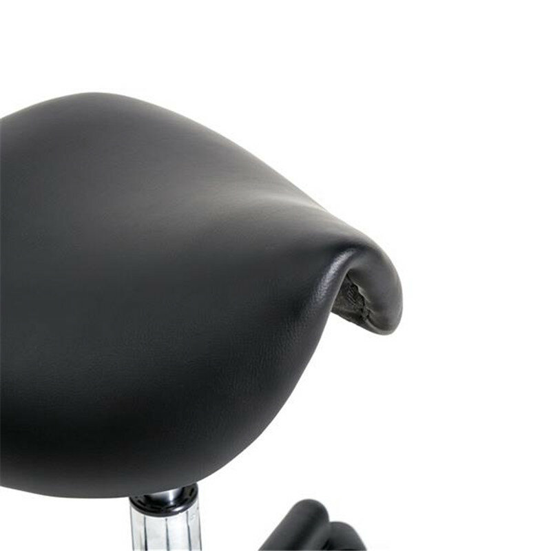 Taburete taburete con sillín de pies planos barra rotación taburete negro Spa tatuaje masaje Facial muebles de salón