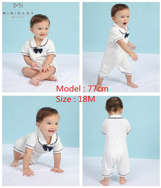 2021 Новое Стильное летнее платье для маленьких мальчиков и девочек Комбинезон 100% хлопковая одежда для малышей в джентльменском стиле для ма...