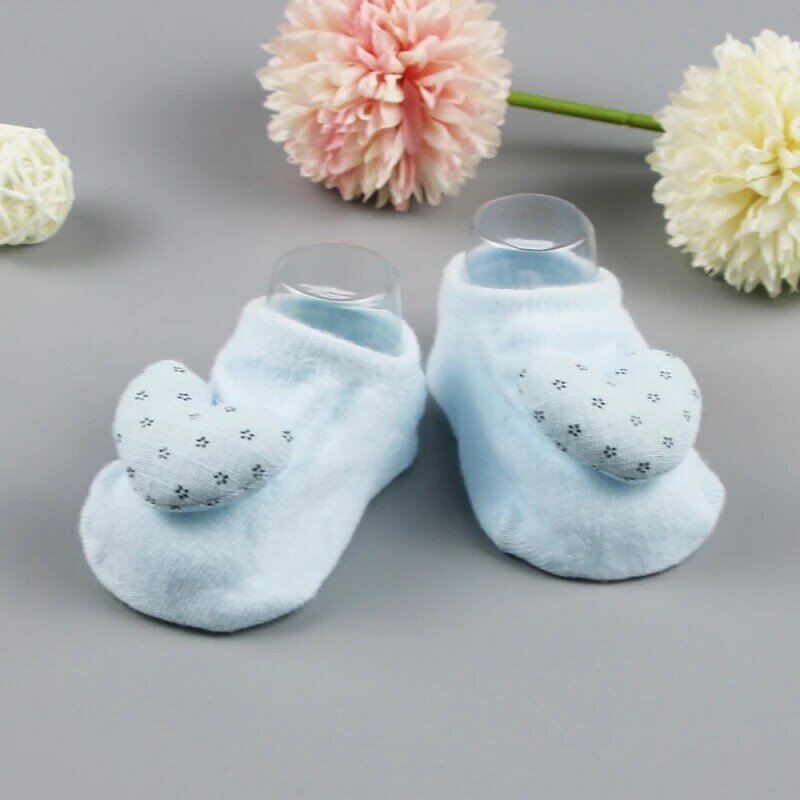 Хлопковые нескользящие теплые носки Weixinbuy для новорожденных девочек и мальчиков, милые Мультяшные носки, детские аксессуары для 0-24 месяцев