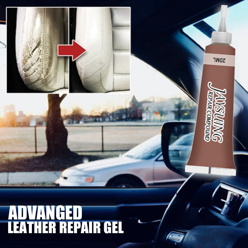 Leather Repair Cream Vinyl Repair Kit Auto Car Seat Sofa Coats Holes Scratch Cracks Rips Liquid Leather Repair Tool Restoration