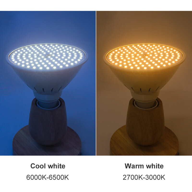 Żarówki LED E27/E26 reflektor 126 200 300 światło LED AC 86-265V do oświetlenia wewnętrznego oszczędność energii SMD 2835 Lampada podstawa lampy żarówka