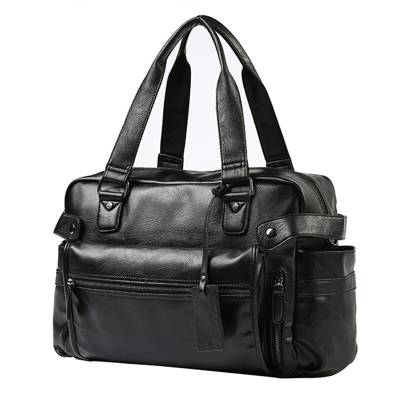 ファッション男性の旅行バッグ荷物防水スーツケースダッフルバッグビッグ大容量の大容量 Pu レザーハンドバッグ