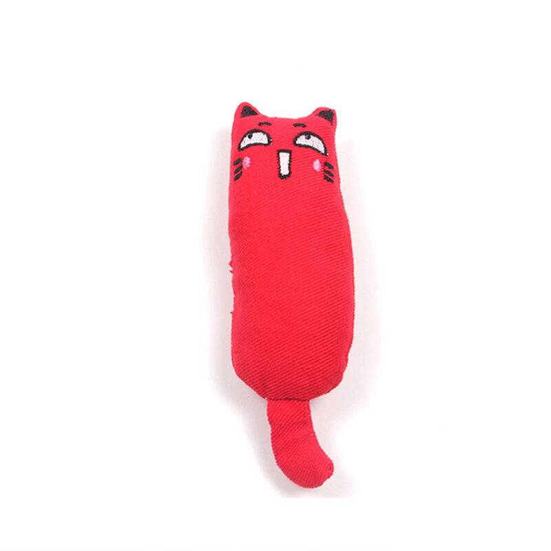 Cat Toys with Catnip Cute Cat Toys for Kitten Teeth Grinding Plush Catnip Toys for Indoor Cats Teething Chew Toy Pet Accessories