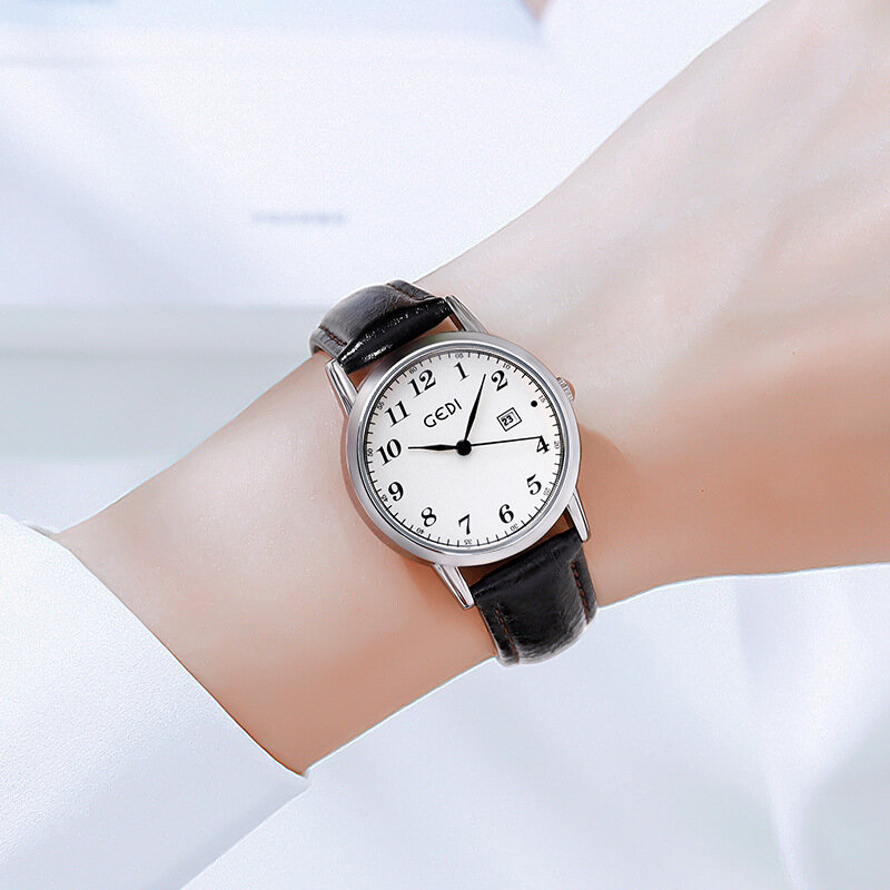 Zegarek damski moda kalendarz Casual analogowe zegarki kwarcowe kobiety wodoodporna skóra elegancki zegarek sportowy dziewczyna Reloj Mujer