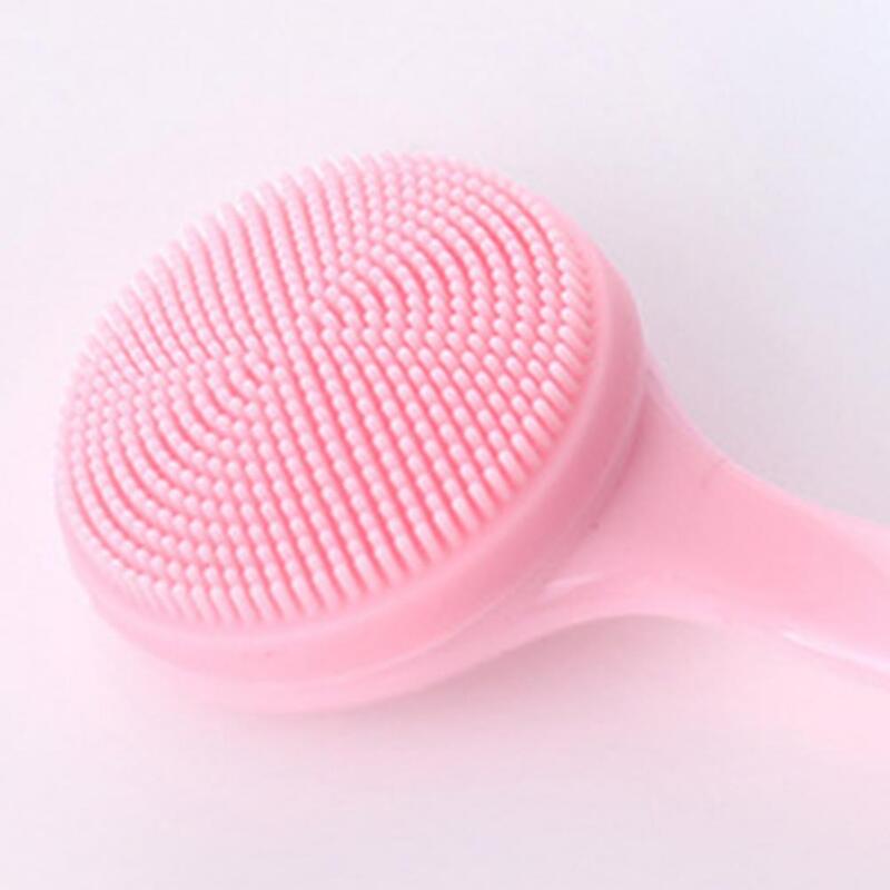Escova de limpeza facial da pele-blackhead amigável que remove a escova de limpeza facial esfoliante suave handheld para a menina