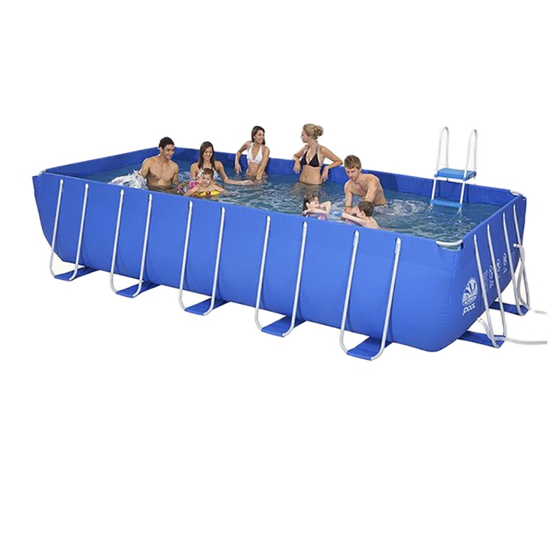 metal frame steel tube rectangular square swimming Pool piscine hors sol piscina inflavel adulto albercas grandes summer pool