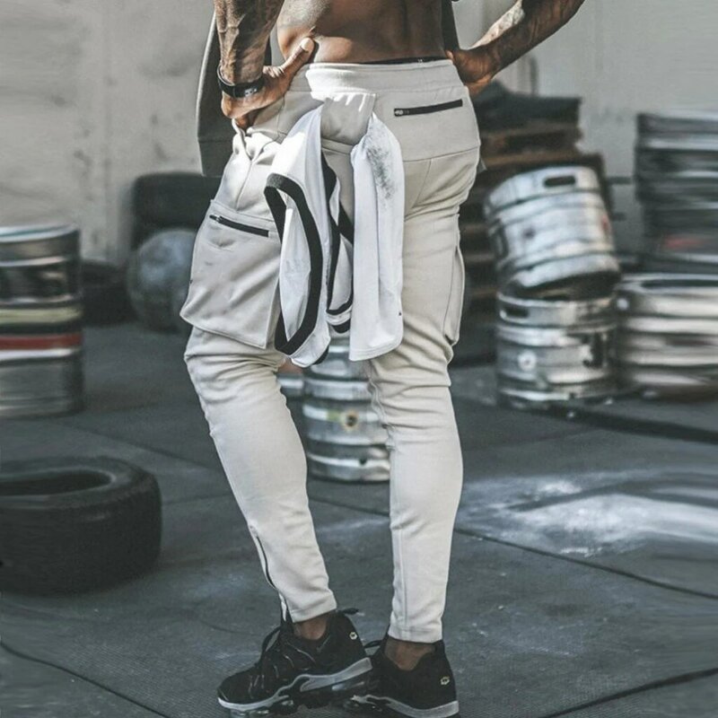 Мужские спортивные штаны WorthWhile для бега, быстросохнущие леггинсы для тренировок в тренажерном зале, фитнеса, летняя спортивная одежда