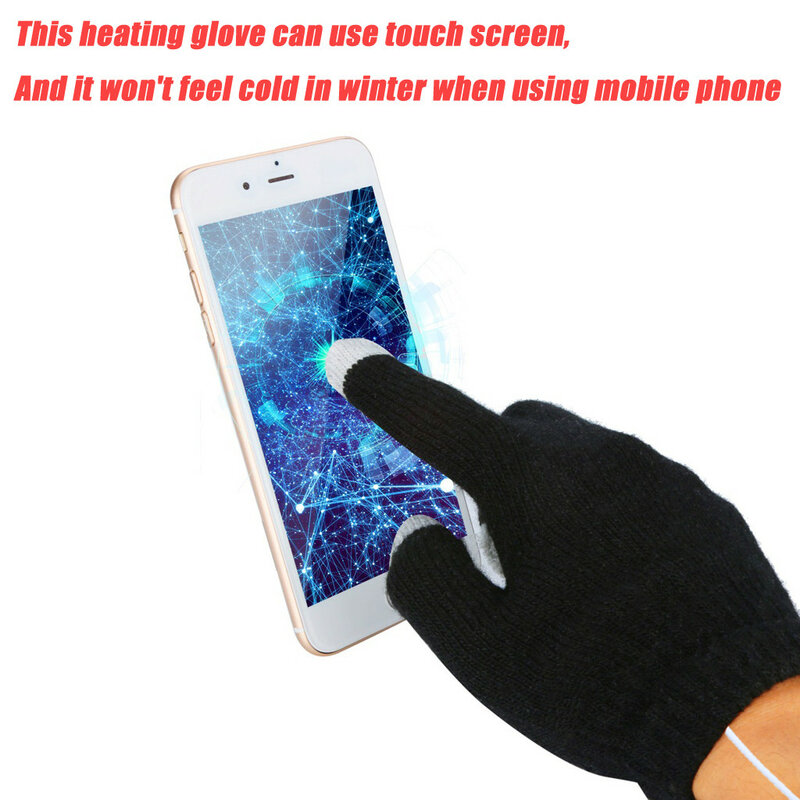 Unissex usb quente mão luvas de aquecimento temperatura constante portátil macio wearable casual luvas de inverno guantes handschoenen